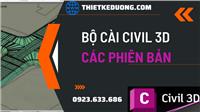 Bộ cài Civil 3D các phiên bản