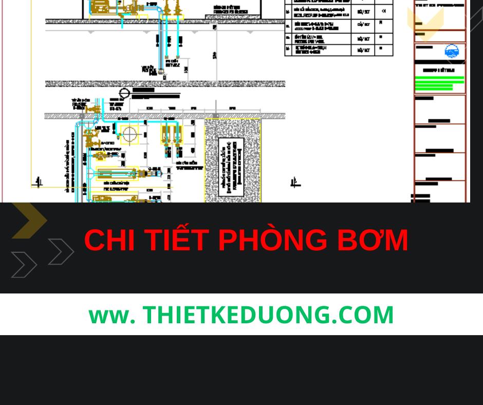 Chi tiết phòng bơm - PumpRoom