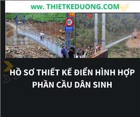 Thiết kế điển hình hợp phần cầu dân sinh