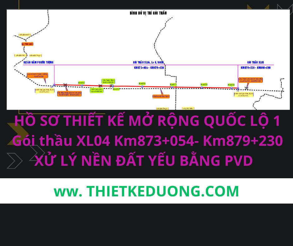 Hồ sơ TKBVTC mở rộng Quốc Lộ 1