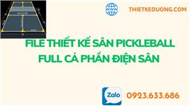 Thiết kế sân PIKCLEBAL