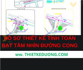Hồ sơ tính toán bạt tầm nhìn đường cong